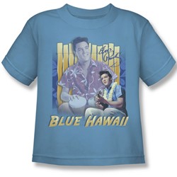 Elvis - Blue Hawaii Little Boys T-Shirt In Carolina Blue