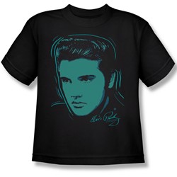 Elvis - Young Dots Big Boys T-Shirt In Black