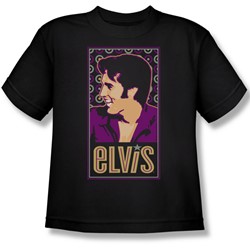 Elvis - Elvis Is Big Boys T-Shirt In Black