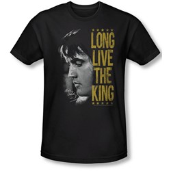 Elvis Presley - Mens Long Live The King Slim Fit T-Shirt