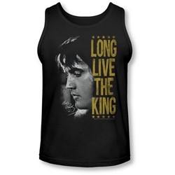 Elvis Presley - Mens Long Live The King Tank-Top