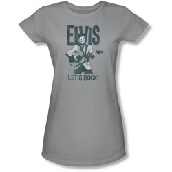 Elvis Presley - Juniors Let'S Rock Sheer T-Shirt