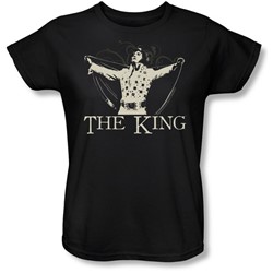 Elvis Presley - Womens Ornate King T-Shirt
