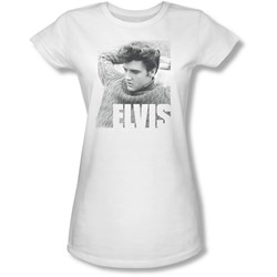 Elvis Presley - Juniors Relaxing Sheer T-Shirt