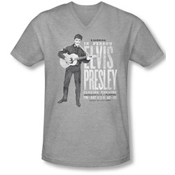 Elvis Presley - Mens In Person V-Neck T-Shirt