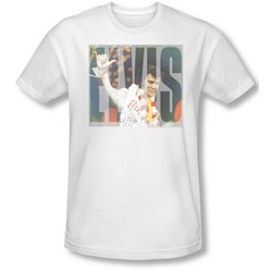 Elvis Presley - Mens Aloha Knockout Slim Fit T-Shirt