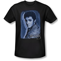 Elvis Presley - Mens Overlay Slim Fit T-Shirt