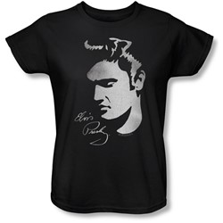 Elvis Presley - Womens Simple Face T-Shirt