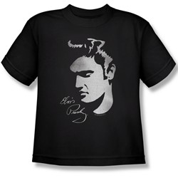 Elvis Presley - Big Boys Simple Face T-Shirt