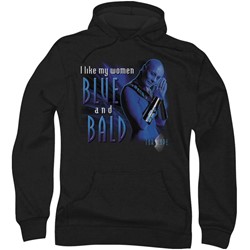 Farscape - Mens Blue And Bald Hoodie