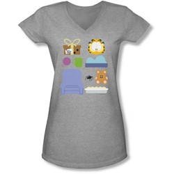 Garfield - Juniors Gift Set V-Neck T-Shirt