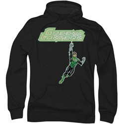 Green Lantern - Mens Energy Construct Logo Hoodie