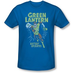 Green Lantern - Mens Fully Charged Slim Fit T-Shirt