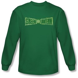 Green Lantern - Mens Flame Logo Longsleeve T-Shirt