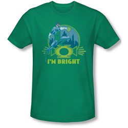 Green Lantern - Mens I'M Bright Slim Fit T-Shirt