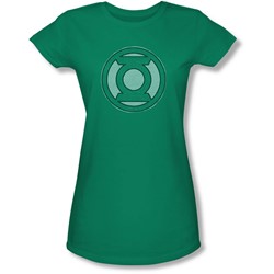 Green Lantern - Juniors Hand Me Down Sheer T-Shirt