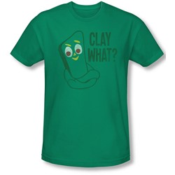 Gumby - Mens Clay What Slim Fit T-Shirt