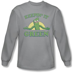 Gumby - Mens Keepin It Green Longsleeve T-Shirt