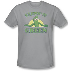Gumby - Mens Keepin It Green Slim Fit T-Shirt