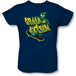 Gumby - Womens Green And Extreme T-Shirt