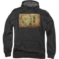 The Hobbit - Mens Middle Earth Map Hoodie