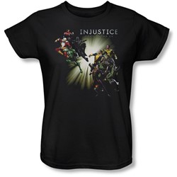 Injustice Gods Among Us - Womens Good Vs Evil T-Shirt