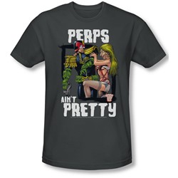 Judge Dredd - Mens Ain'T Pretty Slim Fit T-Shirt
