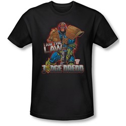 Judge Dredd - Mens Law Slim Fit T-Shirt