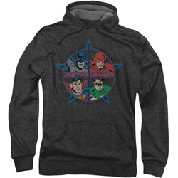 Justice League, The - Mens Four Heroes Hoodie