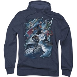 Justice League, The - Mens Ride The Lightening Hoodie