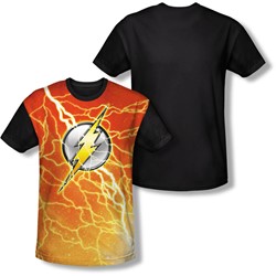 Justice League, The - Mens Lightning Logo T-Shirt