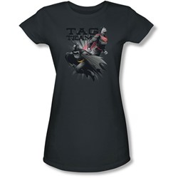 Justice League, The - Juniors Tag Team Sheer T-Shirt