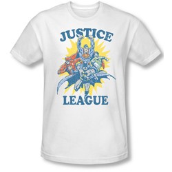 Justice League, The - Mens Let'S Do This Slim Fit T-Shirt