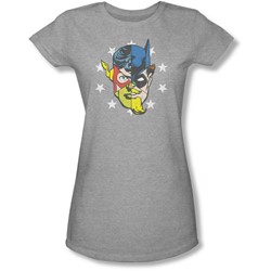 Justice League, The - Juniors Face Off Sheer T-Shirt