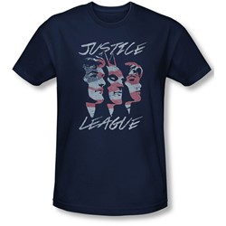 Justice League, The - Mens Justice For America Slim Fit T-Shirt