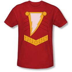 Justice League, The - Mens Shazam Slim Fit T-Shirt