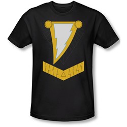 Justice League, The - Mens Black Adam Slim Fit T-Shirt