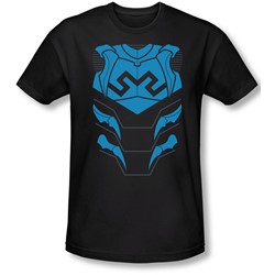 Justice League, The - Mens Blue Beetle Slim Fit T-Shirt