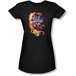 Justice League, The - Juniors Wonder Rays Sheer T-Shirt
