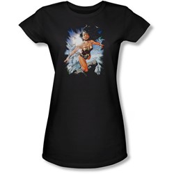 Justice League, The - Juniors Of Themyscira Sheer T-Shirt