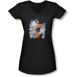 Justice League, The - Juniors Of Themyscira V-Neck T-Shirt