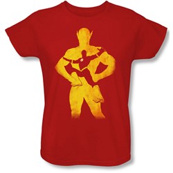 Justice League, The - Womens Flash Knockout T-Shirt