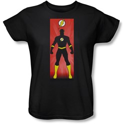 Justice League, The - Womens Flash Block T-Shirt