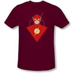 Justice League, The - Mens Simple Flash Slim Fit T-Shirt