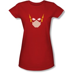 Justice League, The - Juniors Flash Head Sheer T-Shirt
