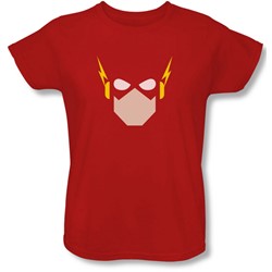 Justice League, The - Womens Flash Head T-Shirt