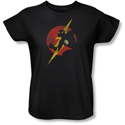Justice League, The - Womens Flash Symbol Knockout T-Shirt