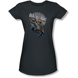 Justice League, The - Juniors Deathstroke Retro Sheer T-Shirt