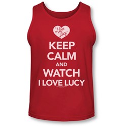 I Love Lucy - Mens Keep Calm And Watch Tank-Top