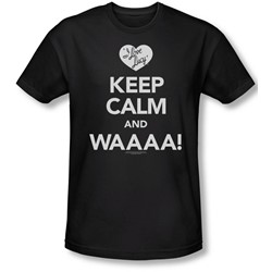 I Love Lucy - Mens Keep Calm Waaa Slim Fit T-Shirt